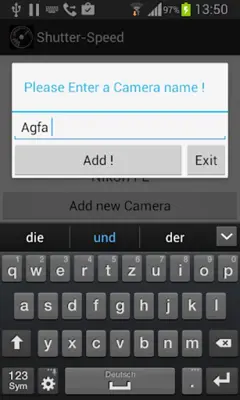 Shutter-Speed android App screenshot 3